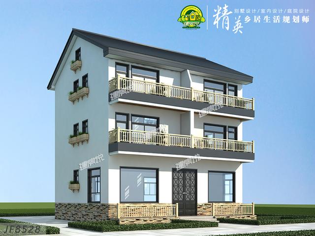 這款古色古香的現(xiàn)代別墅設(shè)計(jì)圖，非常有韻味