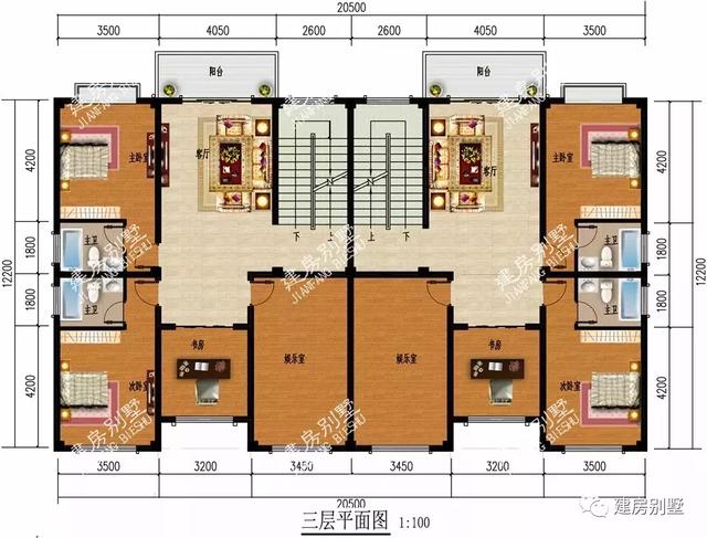 精選3款農(nóng)村豪華雙拼別墅設(shè)計圖，建一棟好房一輩子享福
