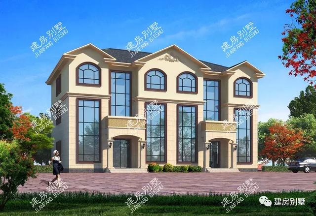 精選3款農(nóng)村豪華雙拼別墅設(shè)計圖，建一棟好房一輩子享福