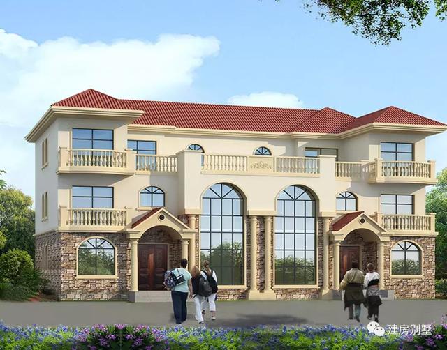 精選3款農(nóng)村豪華雙拼別墅設(shè)計圖，建一棟好房一輩子享福
