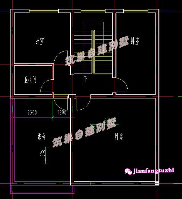 新農(nóng)村三層自建房全套設(shè)計(jì)圖，占地100平米