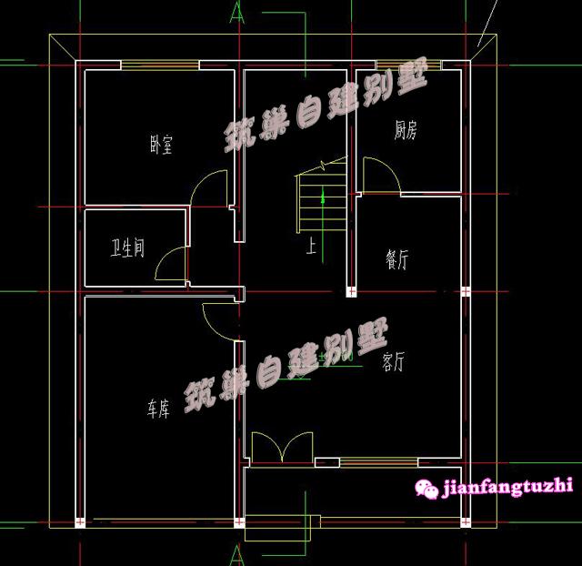 新農(nóng)村三層自建房全套設(shè)計(jì)圖，占地100平米
