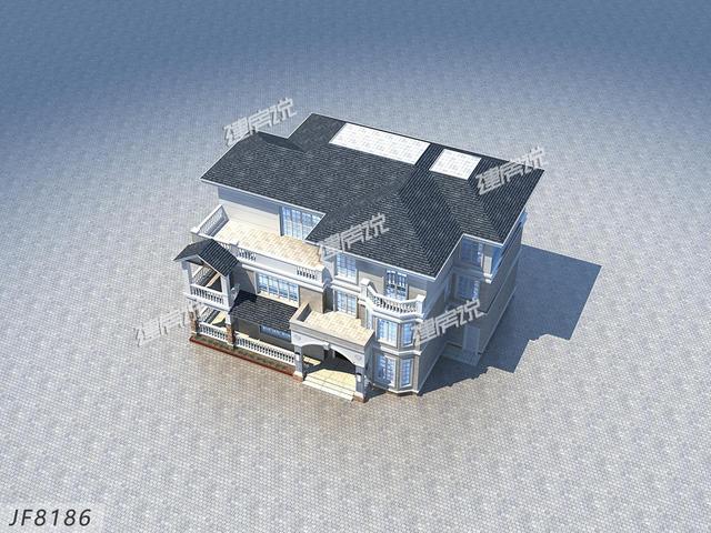 三層農(nóng)村自建房設(shè)計圖，外型精美，非常適合建在農(nóng)村