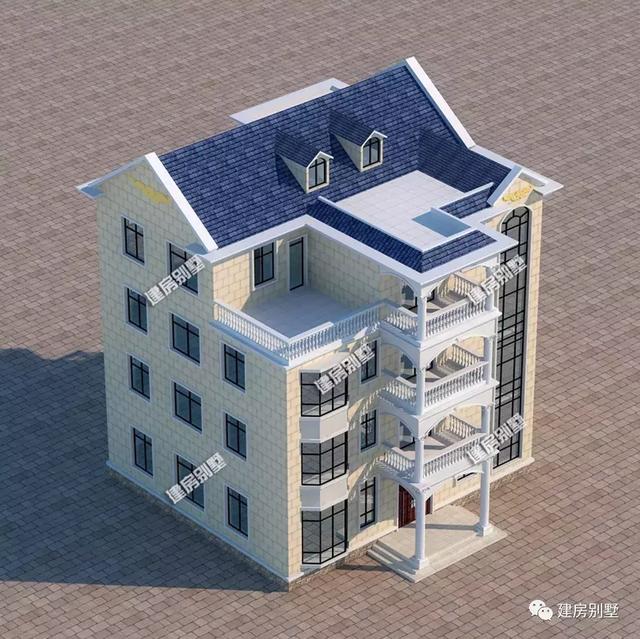 四層農(nóng)村別墅設(shè)計(jì)圖，可住多戶，功能強(qiáng)大很實(shí)用