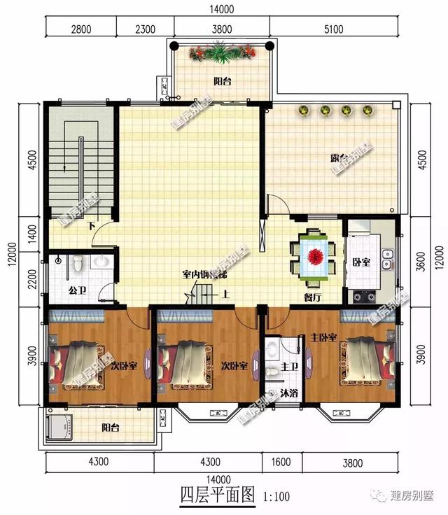 四層農(nóng)村別墅設(shè)計(jì)圖，可住多戶，功能強(qiáng)大很實(shí)用