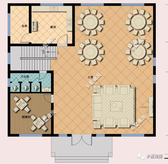 推薦一款定制的農(nóng)村自建房設(shè)計(jì)圖紙，外觀造型簡(jiǎn)約大氣，內(nèi)部功能設(shè)計(jì)齊全