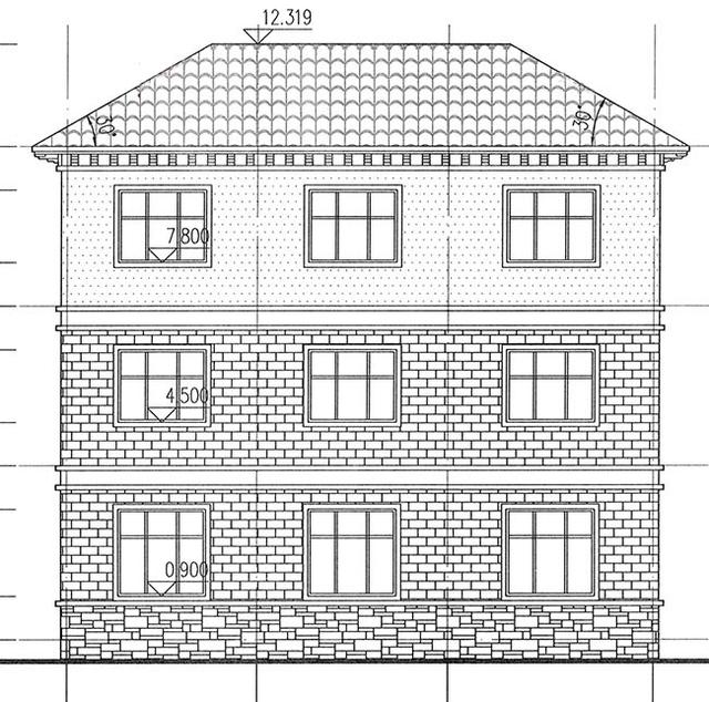 三層豪華復(fù)式別墅設(shè)計(jì)圖，挑空客廳+旋轉(zhuǎn)樓梯