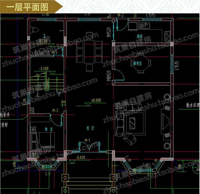 農(nóng)村三層別墅設(shè)計施工效果圖，設(shè)計的很精致