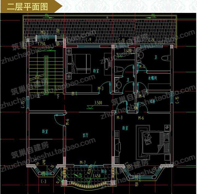 農(nóng)村三層別墅設(shè)計施工效果圖，設(shè)計的很精致