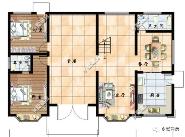 兩款別墅設(shè)計圖紙，兩層的精致，三層的大氣