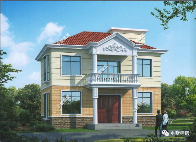 兩款別墅設(shè)計圖紙，兩層的精致，三層的大氣