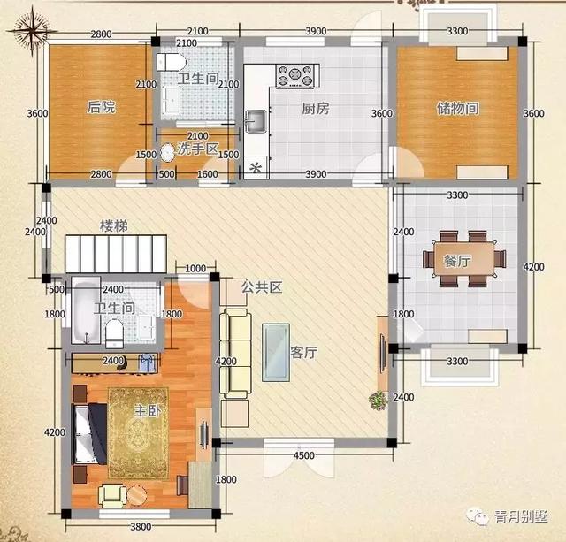 推薦這款二層帶小院的別墅，戶型美觀大方，布局合理，適合農(nóng)村自建