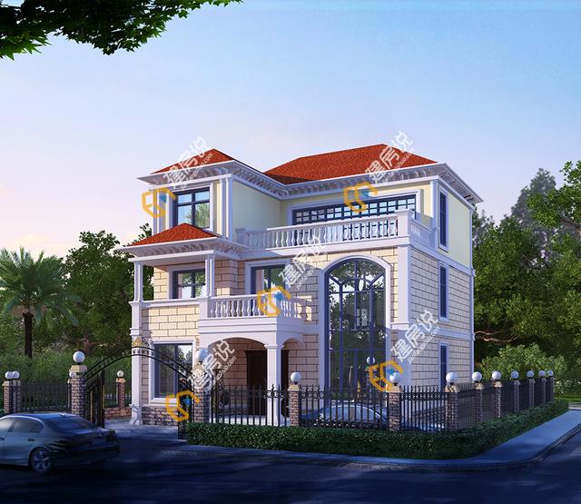 兩款設(shè)計別致的農(nóng)村自建房設(shè)計圖，外觀都很美