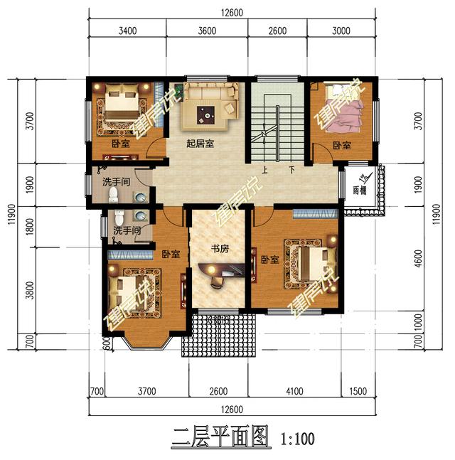 兩款設(shè)計別致的農(nóng)村自建房設(shè)計圖，外觀都很美