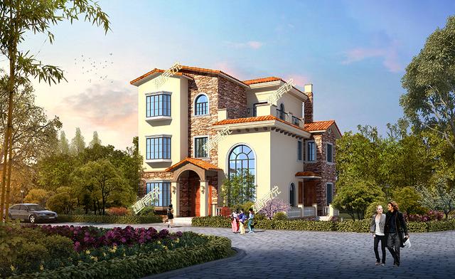 兩款設(shè)計別致的農(nóng)村自建房設(shè)計圖，外觀都很美