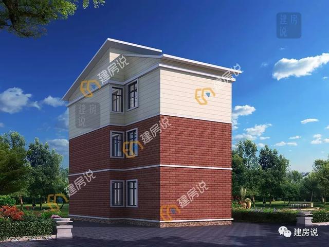 宅基地小不要緊，給大家推薦這款小面積自建房設(shè)計(jì)圖