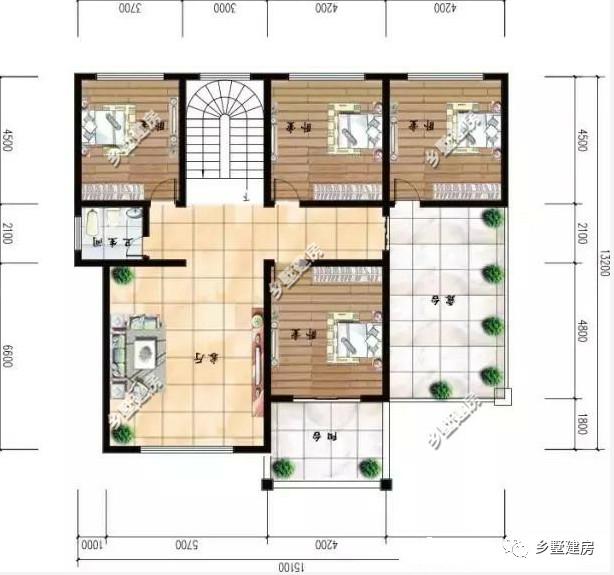 奢華范兒自建房別墅設計圖，外形很高級，滿滿的宮殿式別墅感