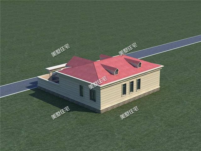 一層別墅設(shè)計(jì)圖，造價(jià)12萬，建一棟給爸媽養(yǎng)老，再合適不過了