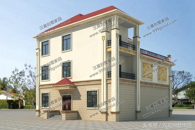 8套最新設(shè)計(jì)的農(nóng)村別墅圖紙，符合農(nóng)村自建房的傳統(tǒng)理念