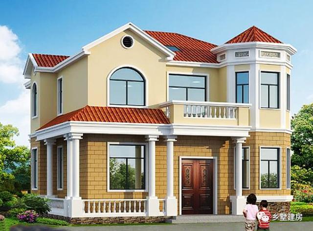今天介紹這兩款農(nóng)村自建房設(shè)計(jì)圖，花少的錢住高級(jí)的別墅