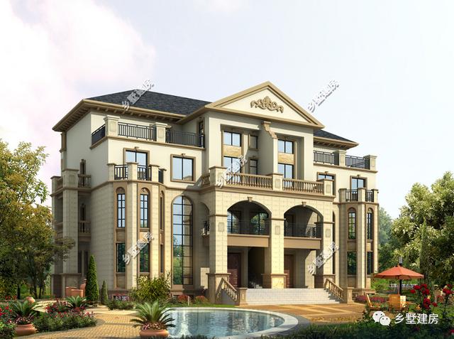 這款雙拼別墅設(shè)計(jì)圖適合家里有兩個(gè)兒子的家庭建造