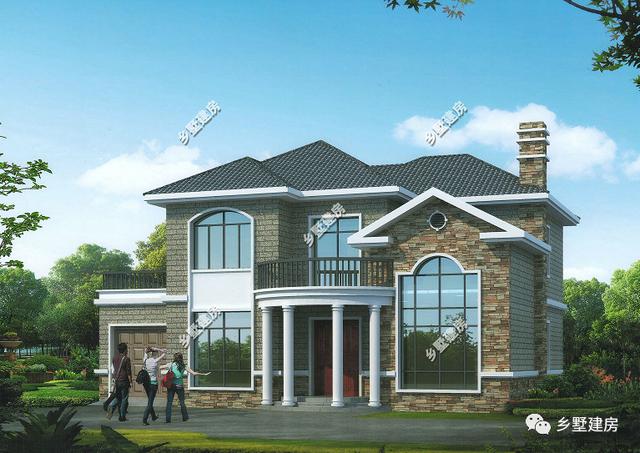 這款雙拼別墅設(shè)計(jì)圖適合家里有兩個(gè)兒子的家庭建造