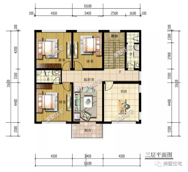 這幾款別墅設(shè)計(jì)圖戶型都是可出租的，有帶商鋪的，有可作民宿的，隨便建一棟，你也能成包租婆