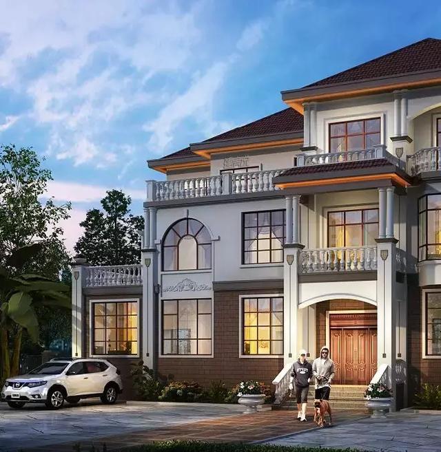 私人定制的三層歐式別墅設(shè)計圖，建棟漂亮別墅來享受生活吧