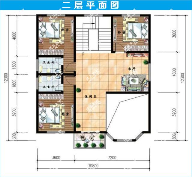 農(nóng)村三層別墅設(shè)計(jì)圖，外觀低調(diào)，內(nèi)置布局足夠滿足農(nóng)村家庭的日常生活