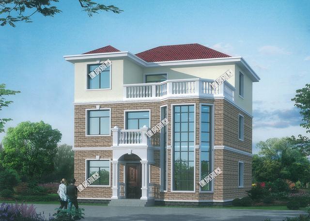 農(nóng)村三層別墅設(shè)計(jì)圖，外觀低調(diào)，內(nèi)置布局足夠滿足農(nóng)村家庭的日常生活