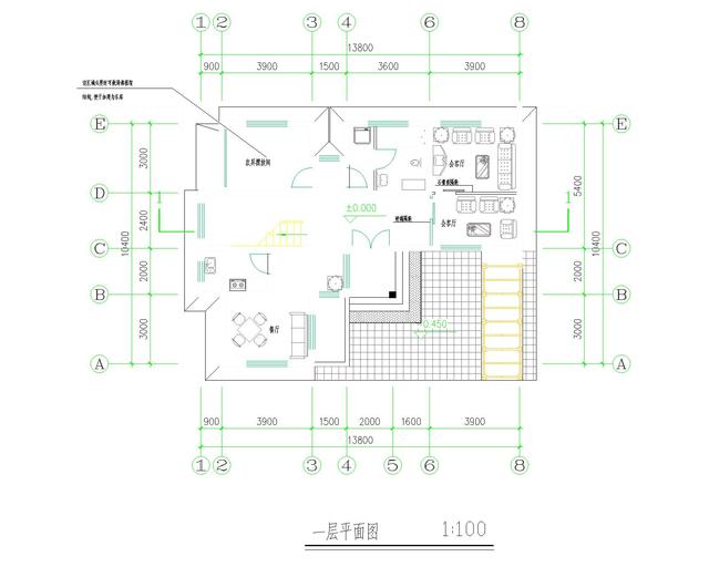 新中式農(nóng)村三層自建房設(shè)計(jì)圖紙帶外觀圖，占地110平方米