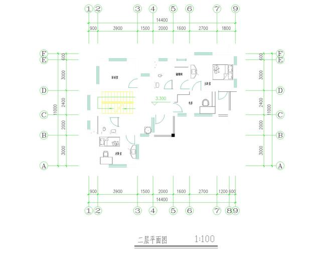 新中式農(nóng)村三層自建房設(shè)計(jì)圖紙帶外觀圖，占地110平方米