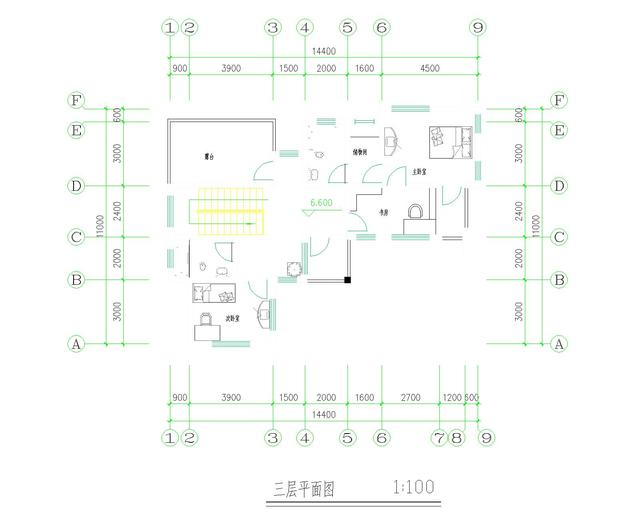 新中式農(nóng)村三層自建房設(shè)計(jì)圖紙帶外觀圖，占地110平方米