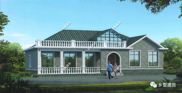 三款適合在農(nóng)村自建的一層別墅設計圖，簡單經(jīng)濟適用，性價比也超高