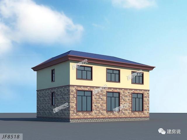 有宅基地一定要蓋一棟別墅，這款二層別墅設(shè)計(jì)圖推薦給你