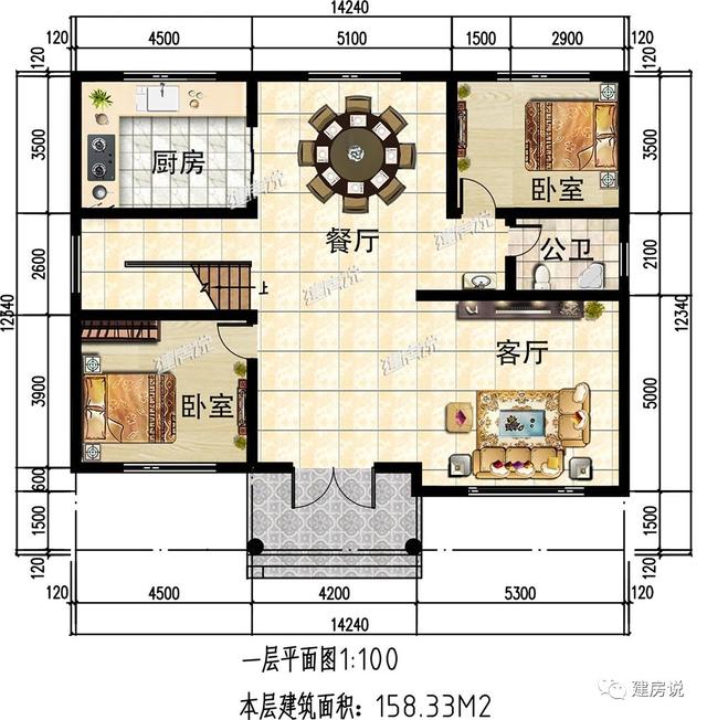 有宅基地一定要蓋一棟別墅，這款二層別墅設(shè)計(jì)圖推薦給你