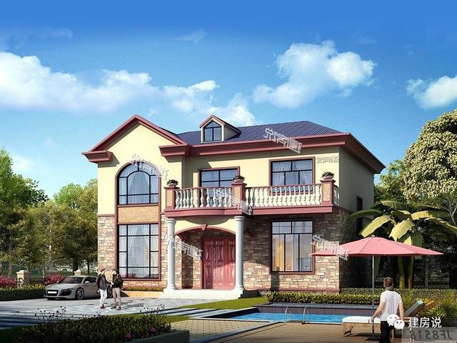 有宅基地一定要蓋一棟別墅，這款二層別墅設(shè)計(jì)圖推薦給你