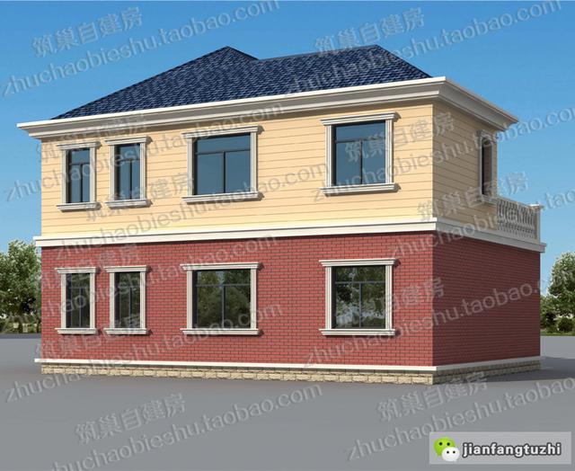 帶車(chē)庫(kù)二層自建房全套設(shè)計(jì)施工圖，布局緊湊，方便舒適