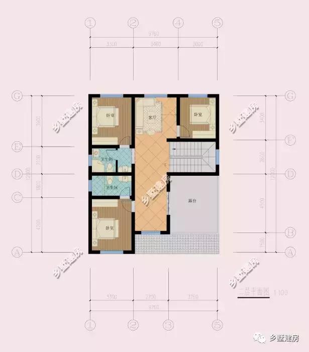 一款帶地下室的農(nóng)村別墅設(shè)計圖，簡單大方，不宜過時