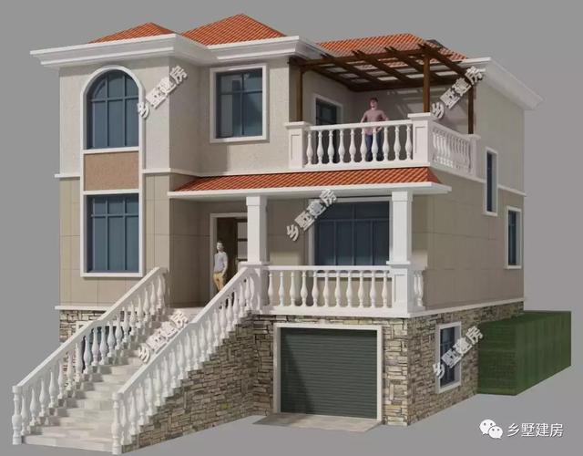 一款帶地下室的農(nóng)村別墅設(shè)計圖，簡單大方，不宜過時