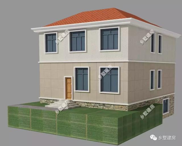 一款帶地下室的農(nóng)村別墅設(shè)計圖，簡單大方，不宜過時