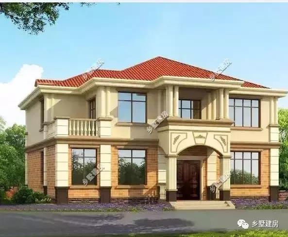 這款二層別墅設(shè)計戶型除了外觀簡單大氣，室內(nèi)的裝修也很溫馨精致