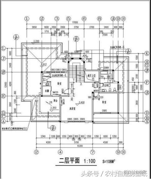 吳先生的歐式風格兩層別墅設(shè)計施工圖案例