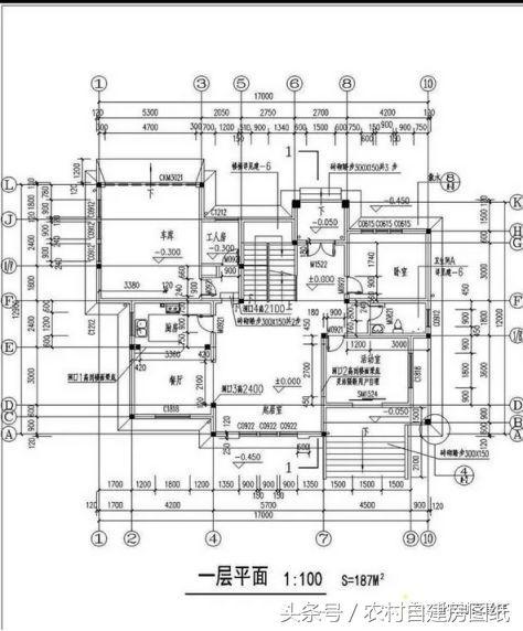 吳先生的歐式風格兩層別墅設(shè)計施工圖案例
