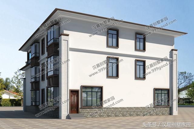 新中式經(jīng)典現(xiàn)代別墅設(shè)計(jì)圖，帶游泳池，簡(jiǎn)直就是夢(mèng)想中的房子