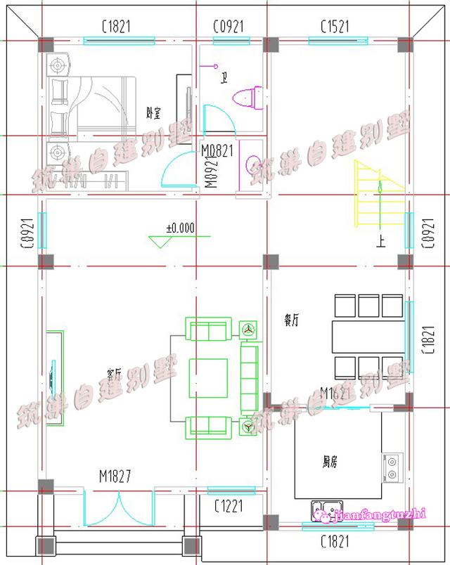 分享一款半封閉陽臺+露臺農(nóng)村三層房屋設(shè)計圖片，外觀爽朗大氣