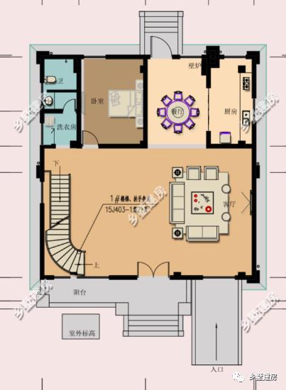 超級適合在農(nóng)村建的自建房，主體二十幾萬就能建，還沒建房的可有福了