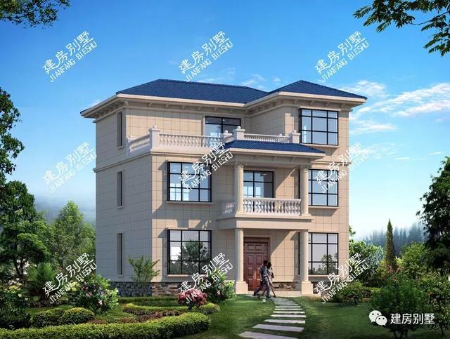 廚房單獨建的農(nóng)村自建房設計圖，外觀靚，布局好