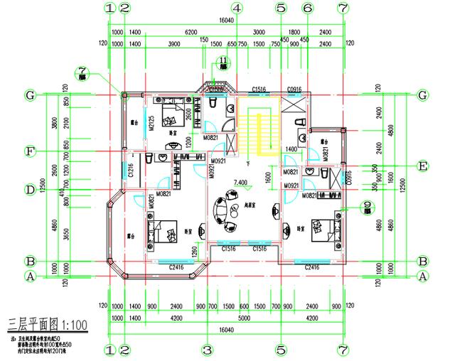 三層獨(dú)棟別墅設(shè)計(jì)圖，外觀造型古樸大方，經(jīng)濟(jì)實(shí)用