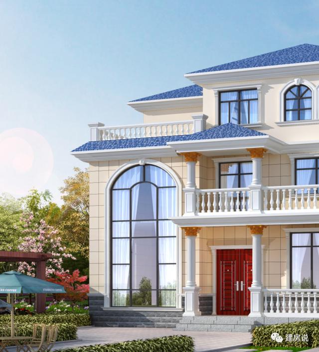 私人訂制的三層別墅設(shè)計(jì)圖，外型清新靚麗，空間利用的很合理